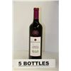 Image 1 : 5 BOTTLES OF BERINGER CABERNET SAUVIGNON 2013