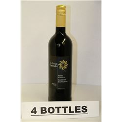 4 BOTTLES OF IL SOLE GRANDE CABERNET SAUVIGNON