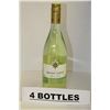 Image 1 : 4 BOTTLES OF ITALIA ROSCATO WHITE WINE
