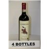 Image 1 : 4 BOTTLES OF GABBIANO 2013 CHIANTI RED WINE