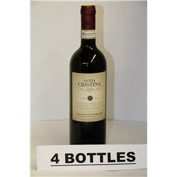 4 BOTTLES OF SANTA CHRISTINE CHIANTI SUPERIORE