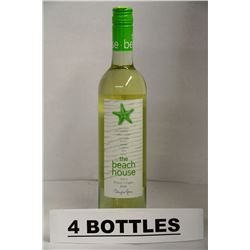 4 BOTTLES OF THE BEACH HOUSE PINOT GRIGIO