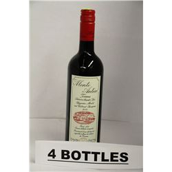 4 BOTTLES OF MONTE ANTICO 2010 TOSCANA