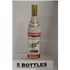 Image 1 : 5 BOTTLES OF STOLICHNAYA PREMIUM VODKA