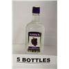 Image 1 : 5 BOTTLES OF KARKOV GRAPE FLAVOURED VODKA