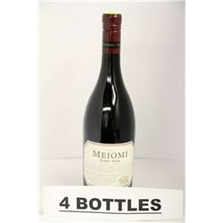 4 BOTTLES OF MEIOMI 2013 PINOT NOIR RED WINE