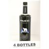 Image 1 : 4 BOTTLES OF POLAR ICE VODKA