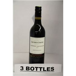 2 BOTTLES OF JACOB'S CREEK CABERNET SAUVIGNON 2010