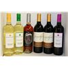 Image 1 : 6 BOTTLES OF ASSORTED RED & WHITE WINE