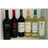 Image 1 : 6 BOTTLES OF ASSORTED RED & WHITE WINE