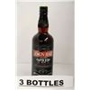 Image 1 : 3 BOTTLES OF LEMON HART NAVY SPICED RUM