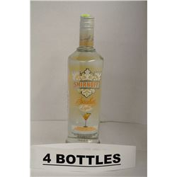 4 BOTTLES OF SMIRNOFF SORBET LIGHT