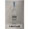 Image 1 : 3 BOTTLES OF BELVEDERE VODKA