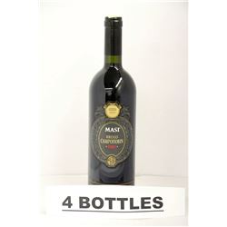 4 BOTTLES OF MASI BROLO CAMPOFIORIN 2009 RED WINE