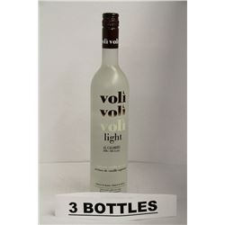 3 BOTTLES OF VOLI VOLI VOLI LIGHT ESPRESSO VANILLA