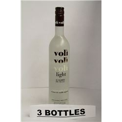 3 BOTTLES OF VOLI VOLI VOLI LIGHT ESPRESSO VANILLA