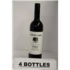 Image 1 : 4 BOTTLES OF LAYER CAKE ZINFANDEL 2011 RED WINE