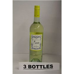 3 BOTTLES OF CUPCAKE PINOT GRIGIO 2013