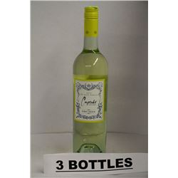 3 BOTTLES OF CUPCAKE PINOT GRIGIO WHITE WINE