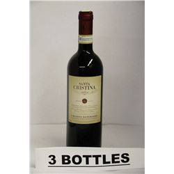 3 BOTTLES OF SANTA CRISTINA CHIANTI SUPERIORE