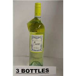 3 BOTTLES OF CUPCAKE PINOT GRIGIO WHITE WINE