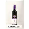Image 1 : 3 BOTTLES OF BAREFOOT CABERNET SAUVIGNON RED WINE