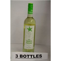 3 BOTTLES OF THE BEACH HOUSE PINOT GRIGIO 2013