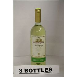 3 BOTTLES OF SANTA MARGHERITA PINOT GRIGIO 2013