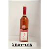 Image 1 : 3 BOTTLES OF BAREFOOT WHITE ZINFANDEL WINE