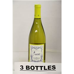 3 BOTTLES OF CUPCAKE CHARDONNAY WHITE WINE