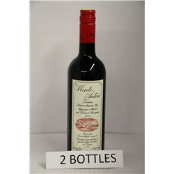 2 BOTTLES OF MONTE ANTICO TOSCANA 2010 RED WINE