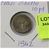 Image 1 : NAZI JEWISH GHETTO 5 MARK COIN - 1943