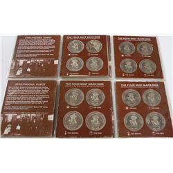 LOT OF 11 TRADE DOLLAR SETS