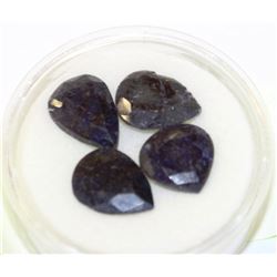 NATURAL BLUE SAPPHIRE, 4PCS, 39 CT