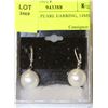 Image 1 : SEA SHELL PEARL EARRING, 14MM