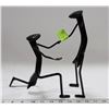 Image 1 : "MAN PROPOSING TO WIFE" SILHOUETTE