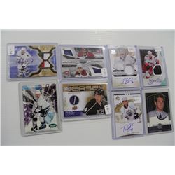 BUNDLE OF 8 HIGH END ROOKIES & AUTOGRAPHED HOCKEY
