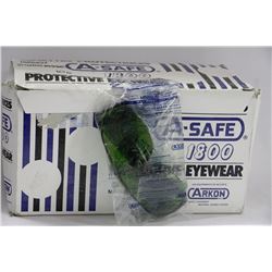 GREEN INDUSTRIAL SAFETY GLASSES