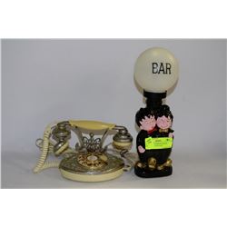 VINTAGE TELEPHONE MADE IN SINGAPORE & VINTAGE