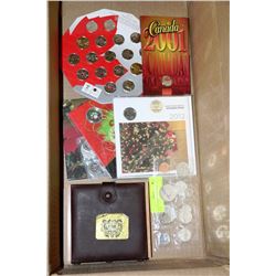 LOT OF CANADIAN OF COINS - 10 SETS