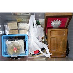 BOX OF MISC. RCMP ITEMS