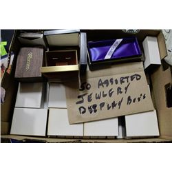BOX OF 50 ASSORTED JEWELLERY BOXES