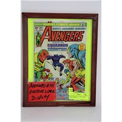 AVENGERS NO. 141 1970'S COMIC BOOK DISPLAY