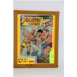 ACTION COMICS NO. 353 1960'S COMIC BOOK DISPLAY
