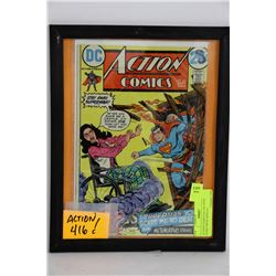 ACTION COMICS NO. 416 1970'S COMIC BOOK DISPLAY