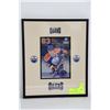 Image 1 : ALES HEMSKY OILERS AUTOGRAPHED WALL DISPLAY