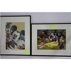 2-DISNEY'S + 1-FLINTSTONE PICTURES
