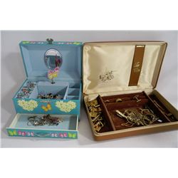 JEWELLERY BOXES WITH CONTENTS