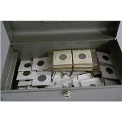 BOX OF CANADIAN AND WORLD COINS