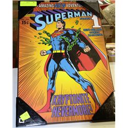 SUPERMAN WALL HANGING PLAQUE